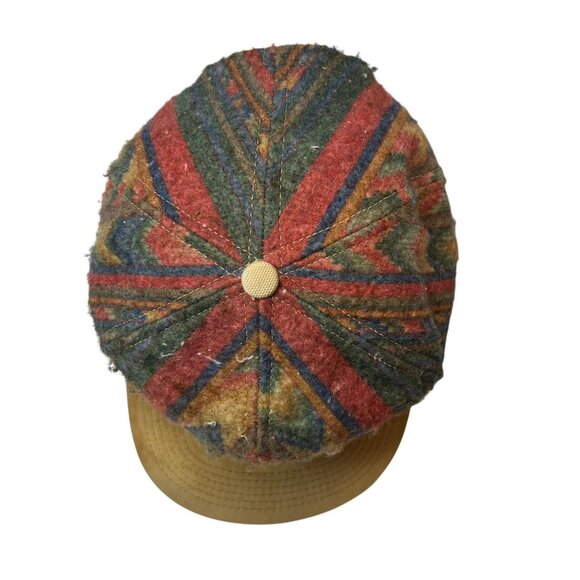 Carhartt Vintage Snapback Hat Cap Aztec Blanket USA Made 80's Distressed Retro - Picture 6 of 11